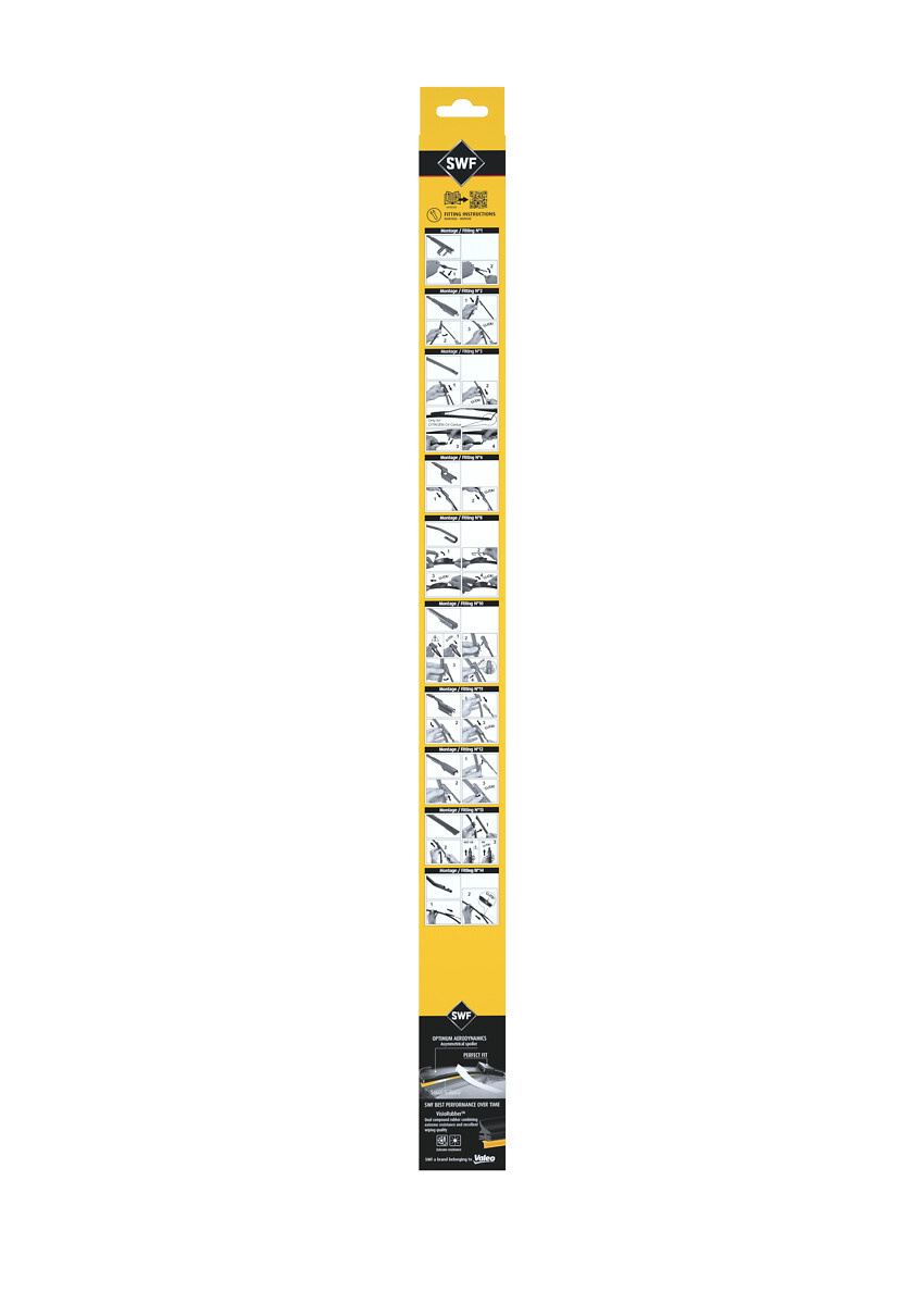 SWF Wischblatt VISIOFLEX 119453 vorne für MITSUBISHI RENAULT