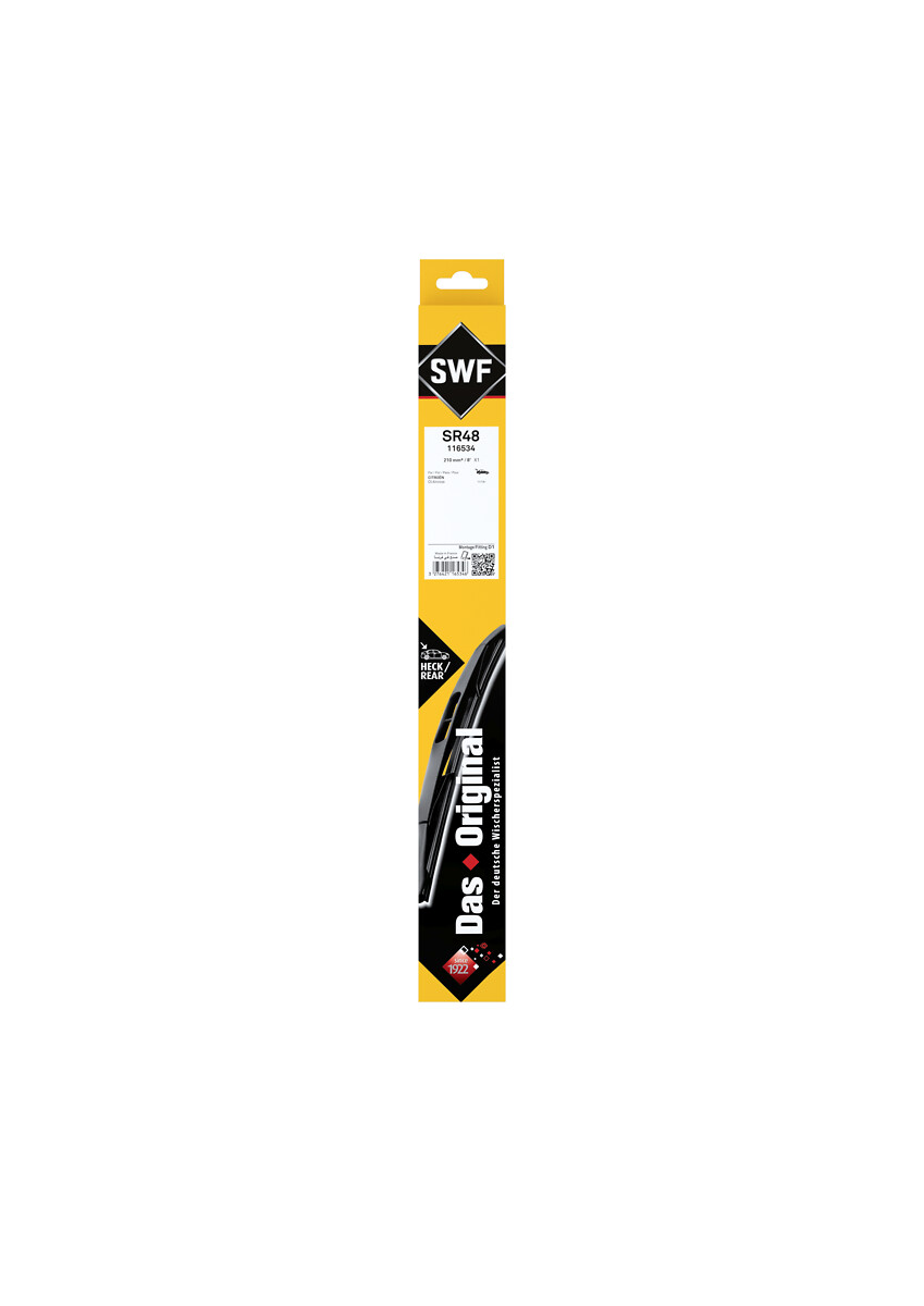 SWF Wischblatt 116534 hinten für Citroën