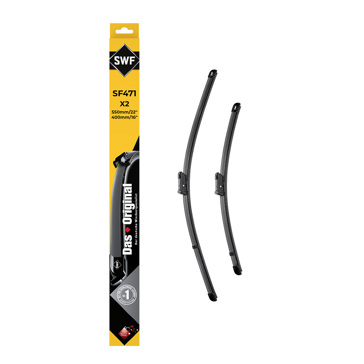 SWF Wischblatt ORIGINAL VISIOFLEX SET 119471 vorne für Ford