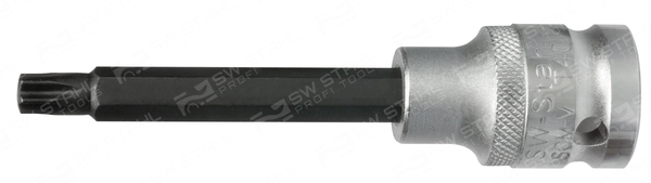 SWSTAHL Steckschlüsseleinsatz Schraubendreheinsatz, 1/2, T-Profil, T50 x 100 05346l für VW