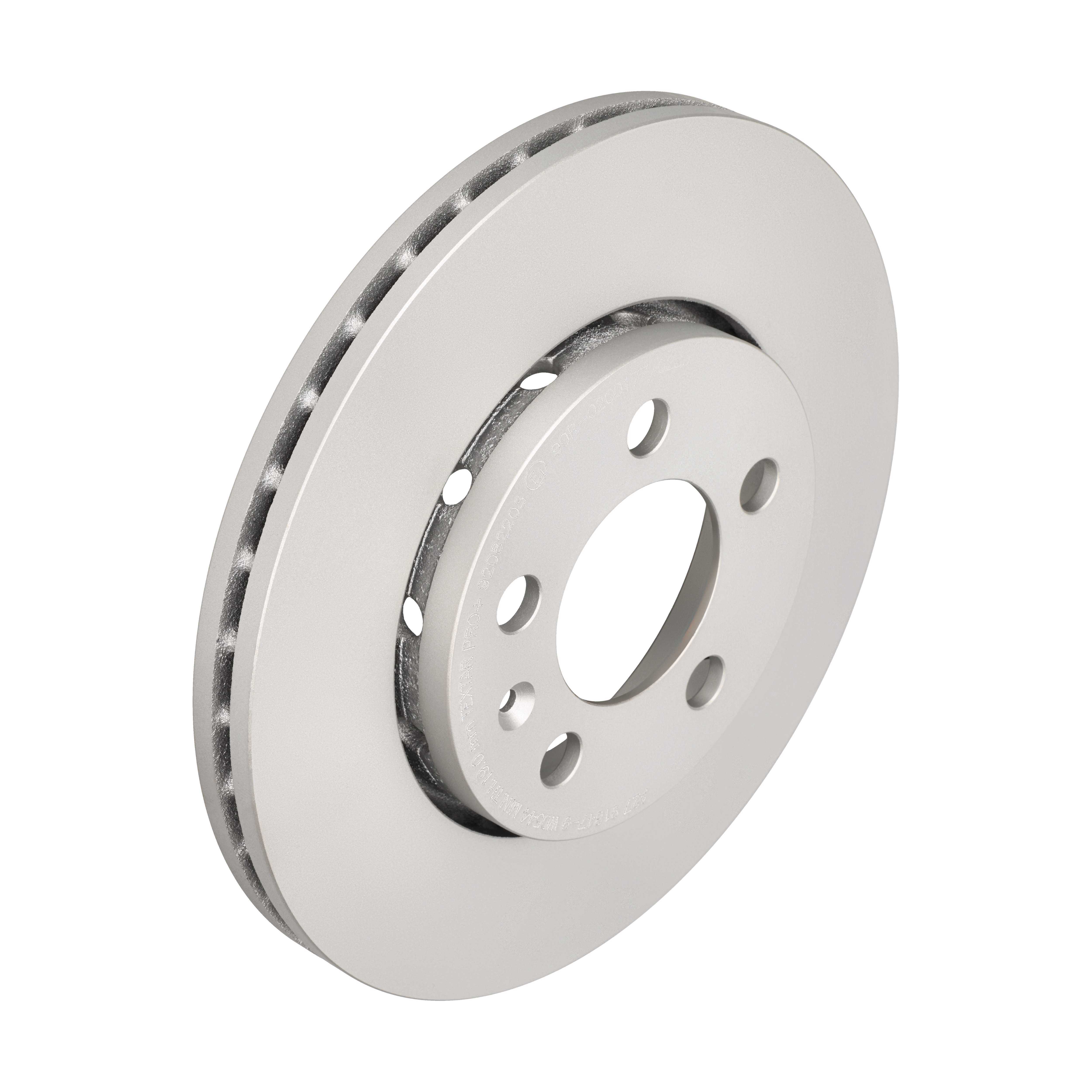 TEXTAR Bremsscheibe PRO+ mit 256 mm Durchmesser aussenbelueftet beschichtet