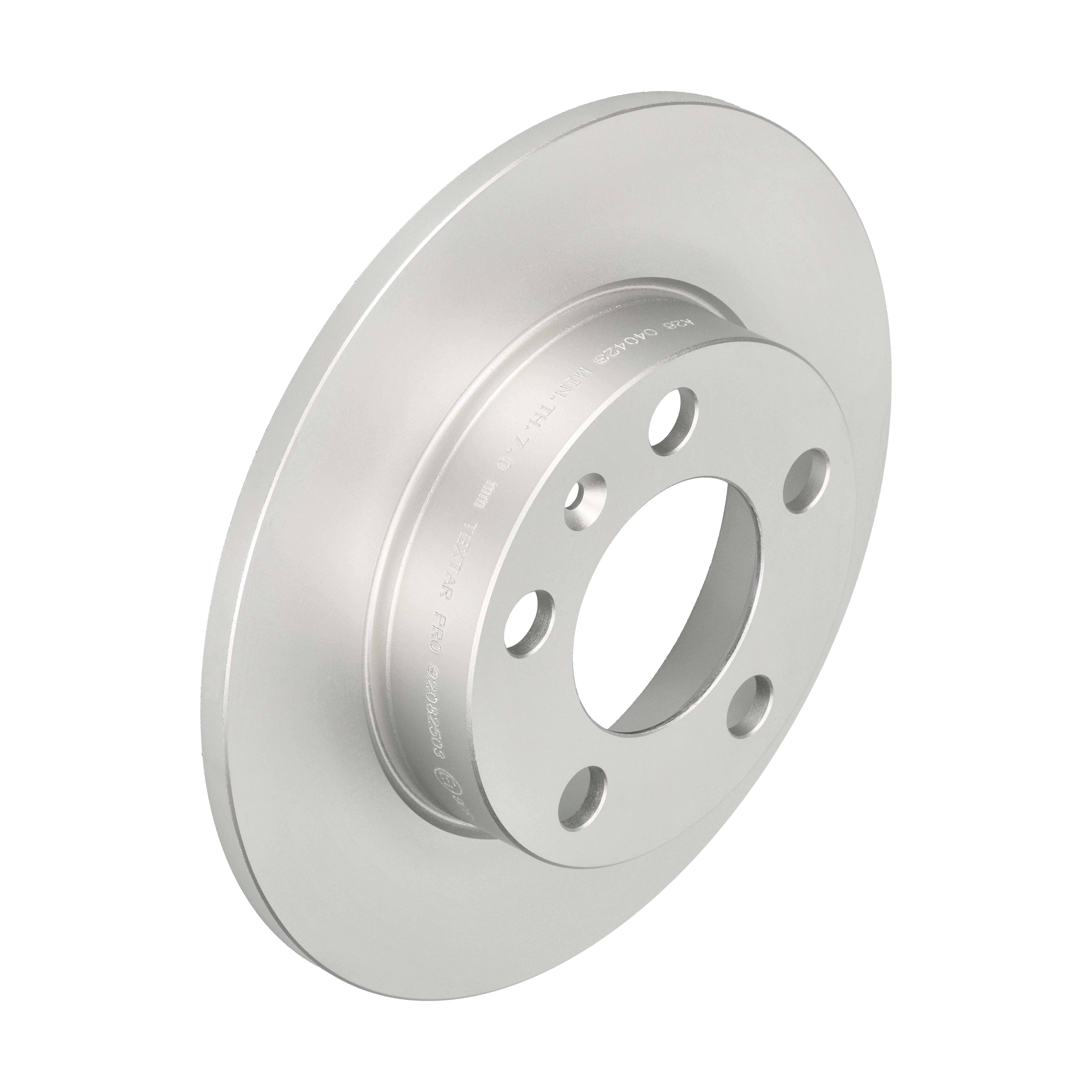 TEXTAR Bremsscheibe PRO mit 230 mm Durchmesser beschichtet