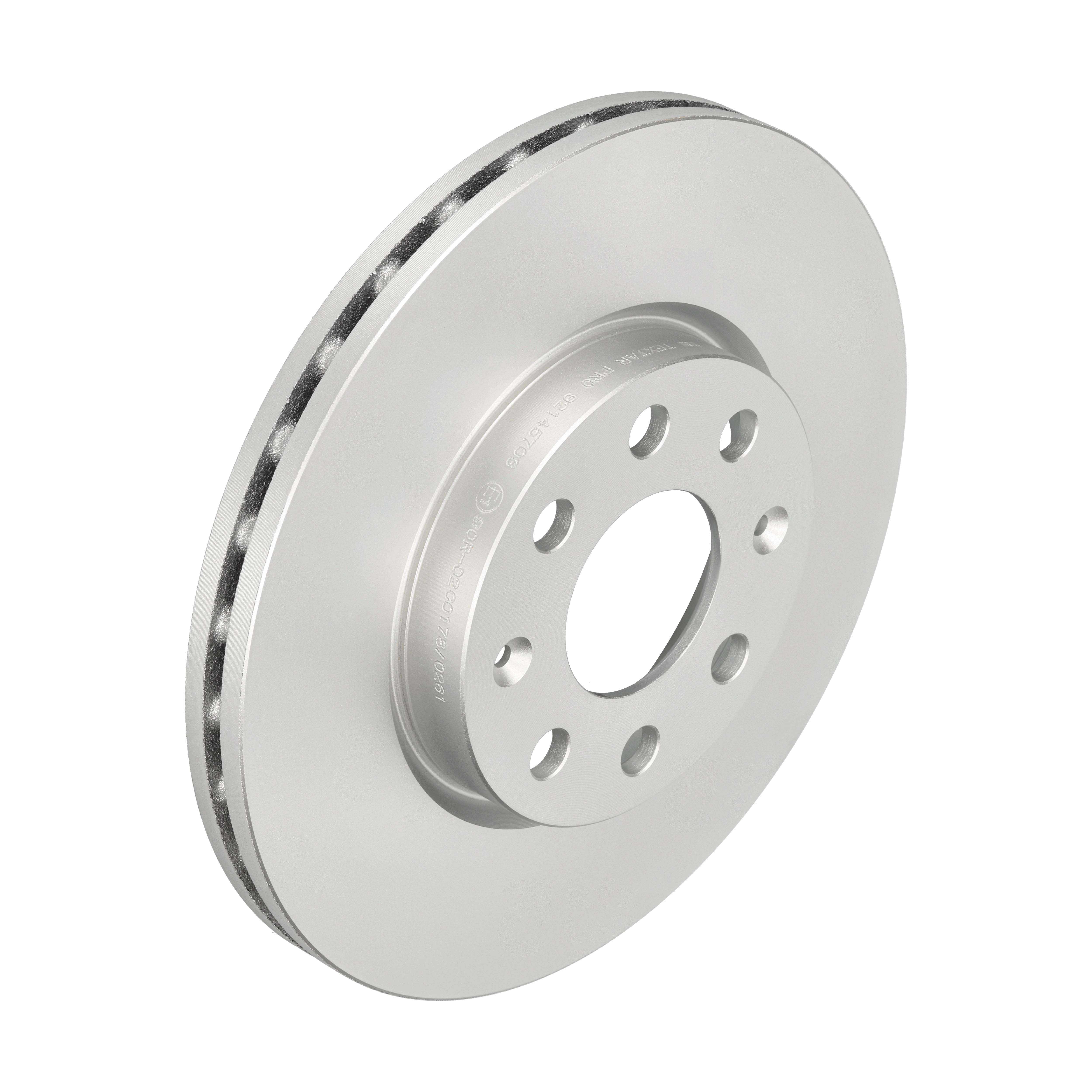 TEXTAR Bremsscheibe PRO mit 257 mm Durchmesser belueftet beschichtet