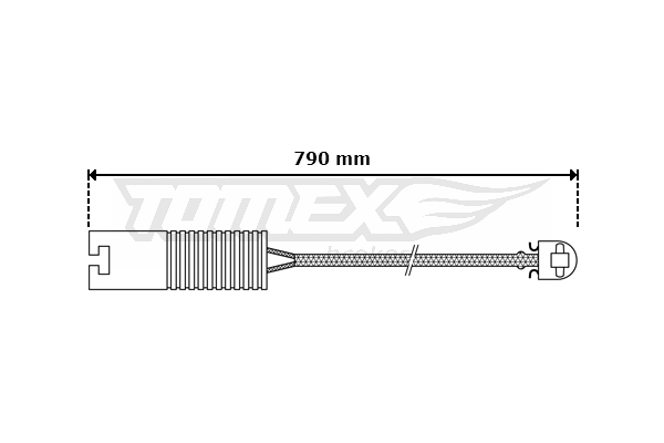 TOMEX BRAKES Warnkontakt, Bremsbelagverschleiß tx3030 Hinterachse für BMW