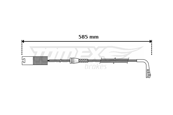 TOMEX BRAKES Warnkontakt, Bremsbelagverschleiß tx3035 Hinterachse für ALPINA