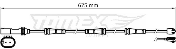 TOMEX BRAKES Warnkontakt, Bremsbelagverschleiß tx3135 für BMW