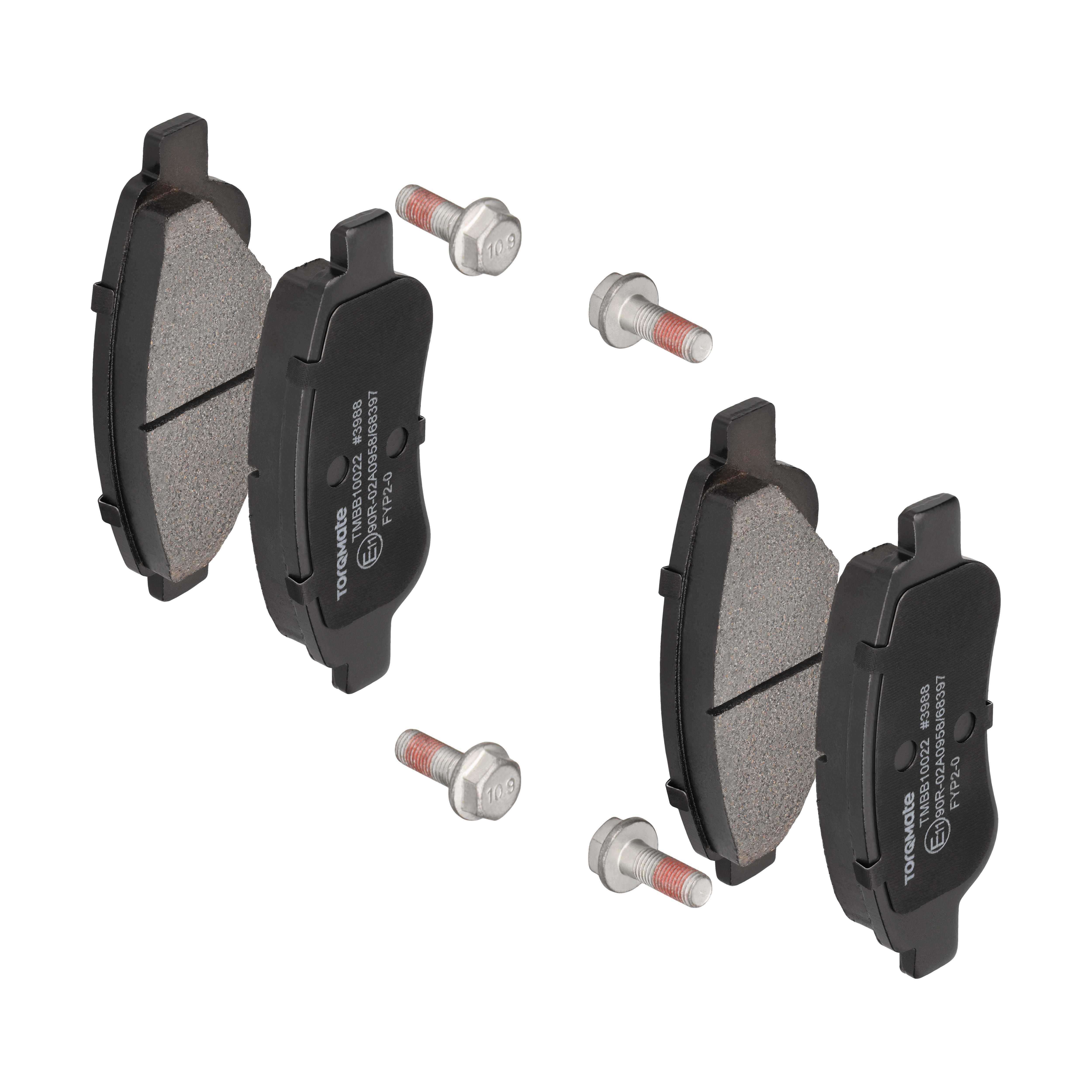 TORQMATE Bremsbelagsatz, Scheibenbremse tmbb10022 für Citroën Peugeot TOYOTA