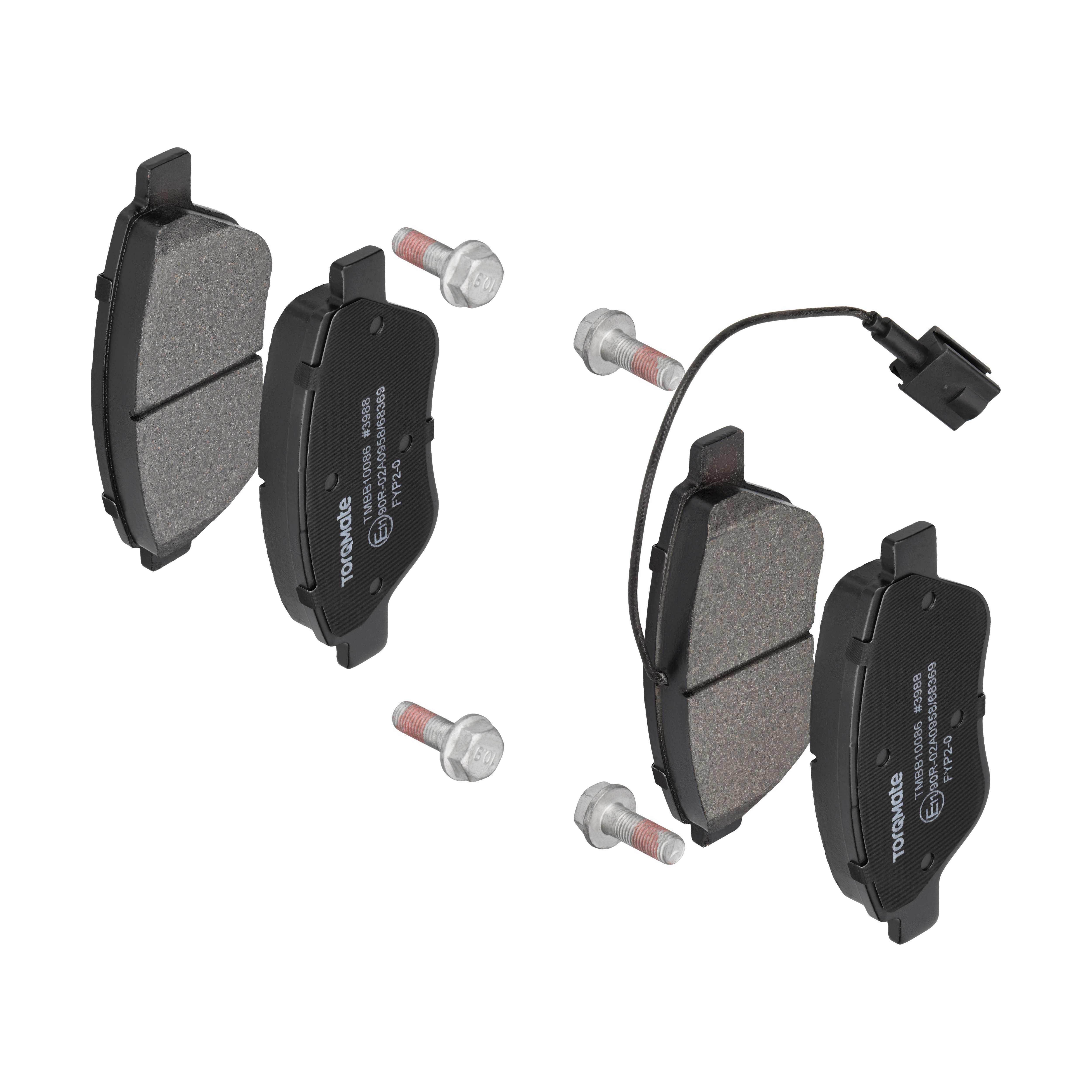TORQMATE Bremsbelagsatz, Scheibenbremse tmbb10086 für Citroën Peugeot Fiat LANCIA ALFAROME/Fiat/LANCI ALFA ROMEO