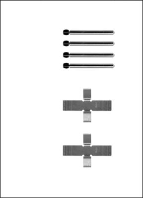 TRISCAN Zubehörsatz, Scheibenbremsbelag 8105101237