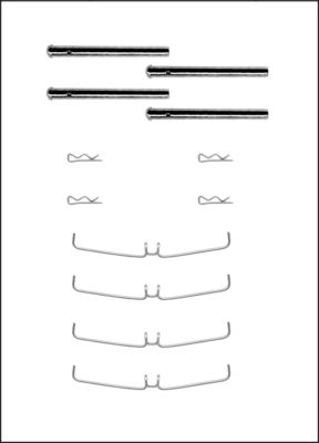 TRISCAN Zubehörsatz, Scheibenbremsbelag 8105101456