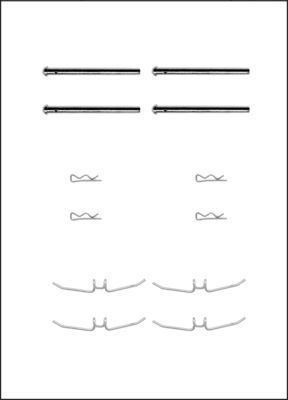TRISCAN Zubehörsatz, Scheibenbremsbelag 8105271192