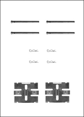 TRISCAN Zubehörsatz, Scheibenbremsbelag 8105271206