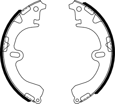Bremsbackensatz 37 mm TRISCAN Aftermarket-Expertise passend für TOYOTA - Bild 5