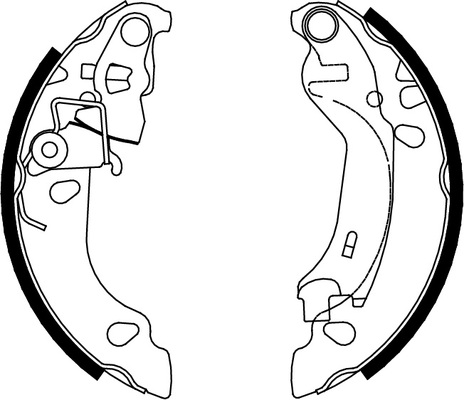 Triscan Bremsbackensatz [Hersteller-Nr. 810015016] für Fiat - Bild 3