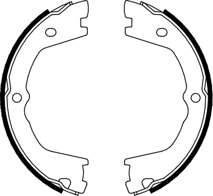 Bremsbackensatz Feststellbremse 42 mm TRISCAN für u.a. IVECO DAILY - Bild 4