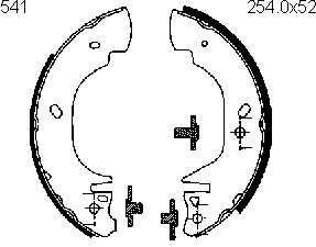 Triscan Bremsbackensatz [Hersteller-Nr. 810016541] für Ford - Bild 5