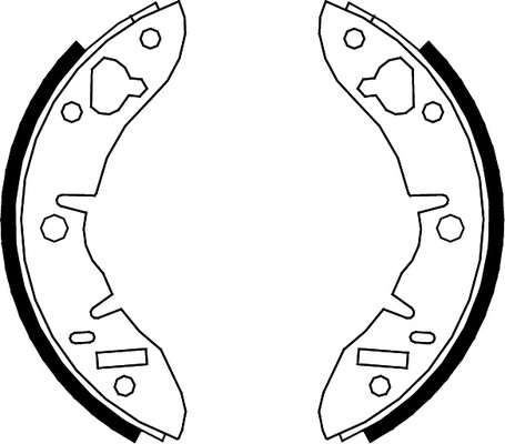 Triscan Bremsbackensatz [Hersteller-Nr. 810017003] für Wolseley, Austin, Rover, Reliant, Mg - Bild 5