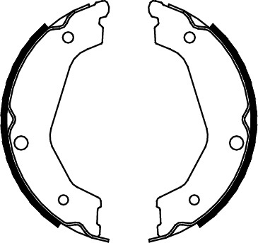 Bremsbackensatz Feststellbremse 40 mm TRISCAN für u.a. KIA SORENTO - Bild 5