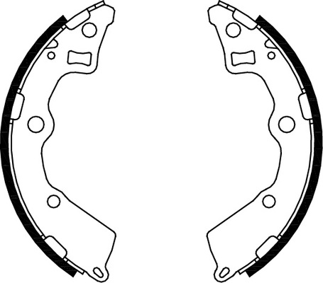 Bremsbackensatz 32 mm TRISCAN IAM-Expertise passend für KIA PICANTO - Bild 5