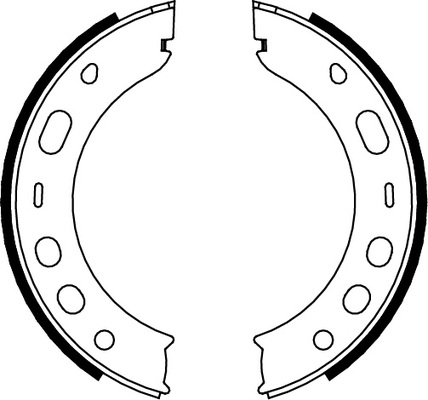 Bremsbackensatz Feststellbremse 26 mm TRISCAN für u.a. PORSCHE 911 - Bild 5