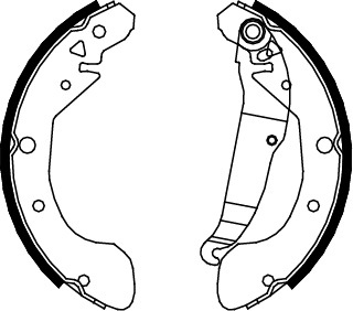 Triscan Bremsbackensatz [Hersteller-Nr. 810021612] für Chevrolet, Daewoo - Bild 5