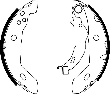 Bremsbackensatz 42 mm TRISCAN IAM-Expertise für MERCEDES-BENZ A-KLASSE - Bild 5