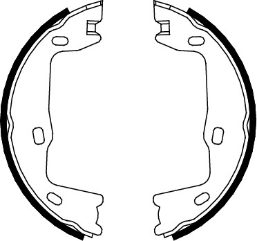 Bremsbackensatz Feststellbremse 25 mm TRISCAN für u.a. OPEL OMEGA - Bild 5
