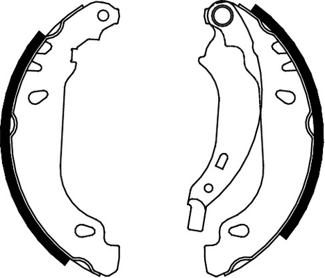 Triscan Bremsbacken Dacia Renault 810025637 - Bild 5