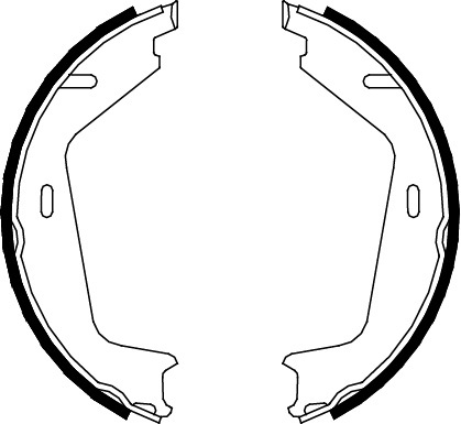 Bremsbackensatz Feststellbremse 25 mm TRISCAN für u.a. VOLVO S60 - Bild 5