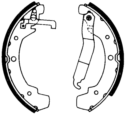 Bremsbackensatz 56 mm TRISCAN IAM-Expertise passend für u.a. VW LT - Bild 5