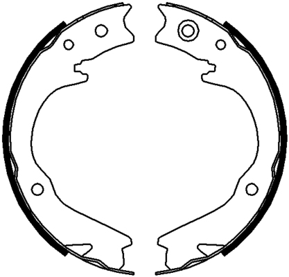 Bremsbackensatz Feststellbremse 32 mm TRISCAN für u.a. SUBARU IMPREZA - Bild 5