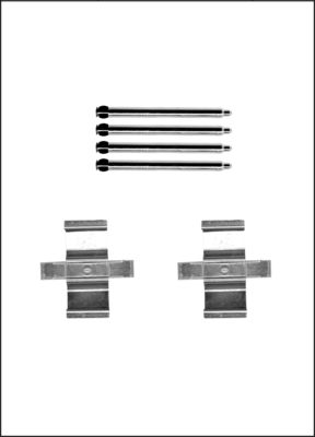 TRISCAN Zubehörsatz, Scheibenbremsbelag 8105231607