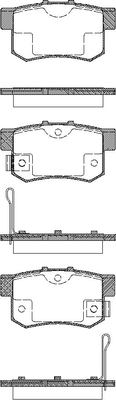Triscan Bremsbelagsatz, Scheibenbremse [Hersteller-Nr. 811010019] für Honda, Suzuki, Fiat, Rover - Bild 4