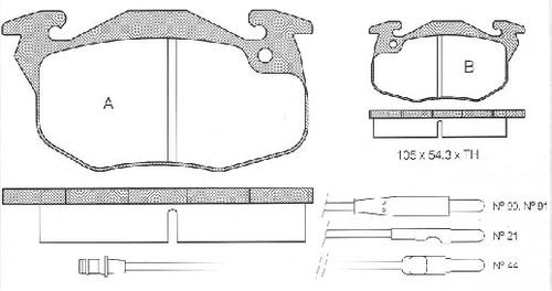 Bremsbelagsatz Scheiben 18 mm TRISCAN IAM-Expertise für u.a. PEUGEOT 205 - Bild 4