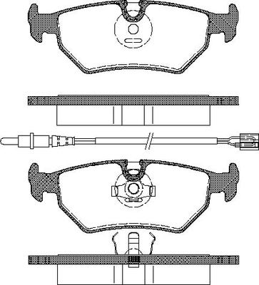 Bremsbelagsatz Scheiben 17 mm TRISCAN IAM-Expertise für u.a. CITROËN EVASION - Bild 5