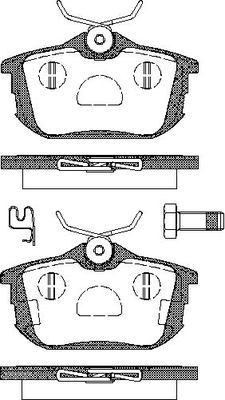 Bremsbelagsatz Scheiben 15,3 mm mit Verschleißwarnung TRISCAN für u.a. VOLVO S40 - Bild 4