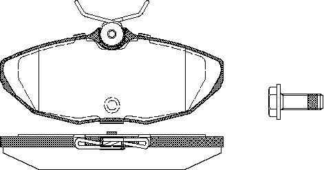 Triscan Bremsbelagsatz, Scheibenbremse [Hersteller-Nr. 811010537] für Fiat, Daimler, Lincoln, Jaguar - Bild 6