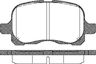 Bremsbelagsatz Scheiben 16,5 mm TRISCAN für u.a. TOYOTA COROLLA - Bild 5