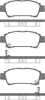 TRISCAN 811013027 Bremsbelagsatz für Scheibenbremse Bremsbelagsatz für Toyota - Bild 5