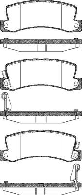 Triscan Bremsbel?Ge Hinten Lexus Toyota - Bild 5