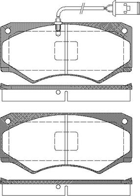 TRISCAN 811015032 Bremsbelagsatz für Scheibenbremse Bremsbelagsatz für Iveco - Bild 5