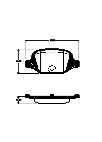 Triscan Bremsbelagsatz, Scheibenbremse [Hersteller-Nr. 811015038] für Lancia, Fiat, Abarth - Bild 5