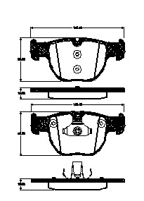 Triscan Bremsbelagsatz, Scheibenbremse [Hersteller-Nr. 811017022] für Land Rover - Bild 5