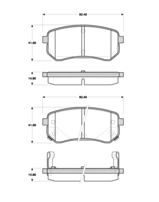 Triscan Bremsbel?Ge Hinten Hyundai I10 Kia Picanto - Bild 5