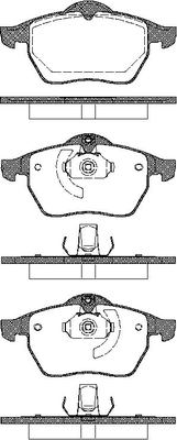 Triscan Bremsbelagsatz, Scheibenbremse [Hersteller-Nr. 811024002] für Chevrolet, Vauxhall, Saab, Opel - Bild 5