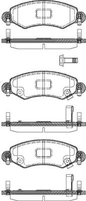 Triscan Bremsbel?Ge Vorne Opel Agila Suzuki Wagon - Bild 5