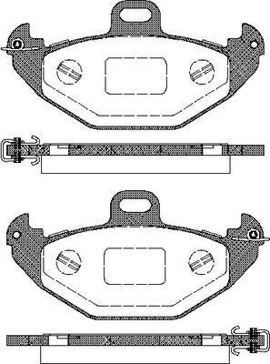 Triscan Bremsbelagsatz, Scheibenbremse [Hersteller-Nr. 811025007] für Renault - Bild 5