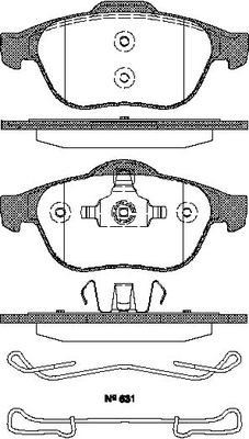 Bremsbelagsatz Scheiben 18 mm TRISCAN IAM-Expertise für u.a. RENAULT LAGUNA - Bild 5