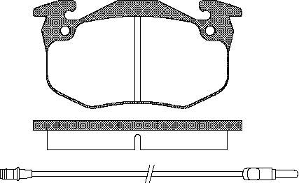 Triscan Bremsbelagsatz, Scheibenbremse [Hersteller-Nr. 811025131] für Renault - Bild 5