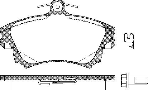 Triscan Bremsbelagsatz, Scheibenbremse [Hersteller-Nr. 811027005] für Smart, Mitsubishi, Volvo - Bild 6